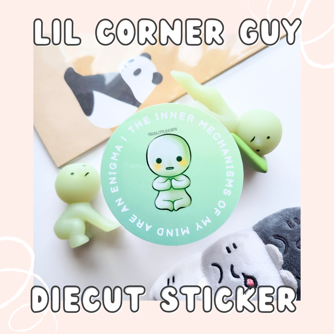 'Enigma' Die Cut Sticker