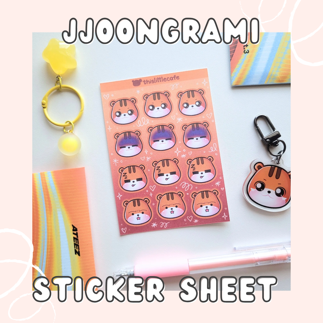 Hongjoong (Jjoongrami) Sticker Sheet