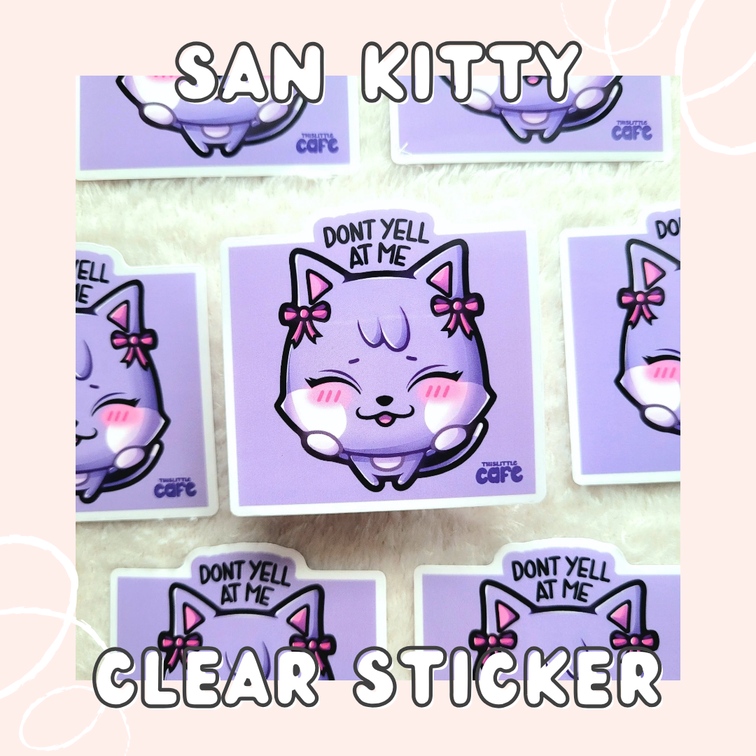 Ateez Meme Clear Stickers