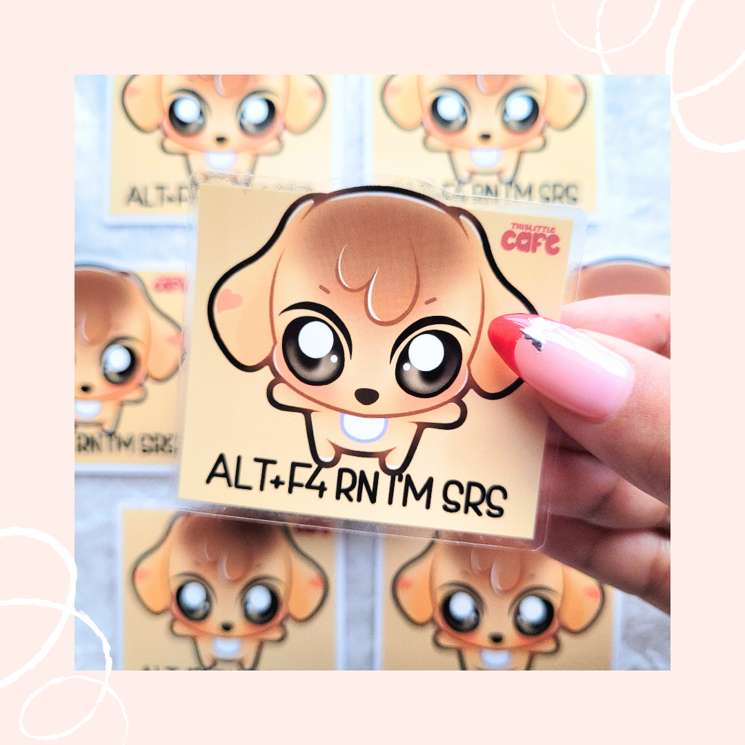 Ateez Meme Clear Stickers