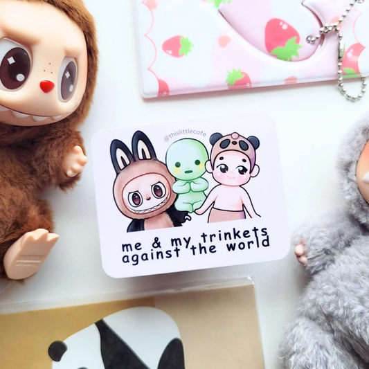 Me and My Trinkets Die Cut Sticker