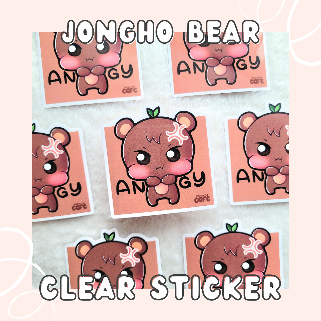 Ateez Meme Clear Stickers